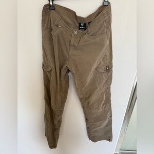 Kuhl Women's Brown Cargo Pants Hiking Outdoors Camping Activewear Size 8 Reg